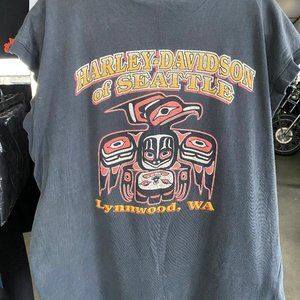 Vintage Harley Davidson Men's Sleeveless Shirt